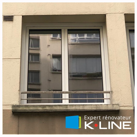 Pose de fenêtres en aluminium KLINE dans les Hauts-de-Seine et Paris - La Fermeture Parisienne